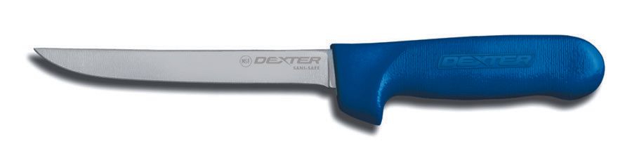 Dexter Russell Sani Safe Narrow Boning Knife With Blue Handle, 6 Inch -- 6 Per Case