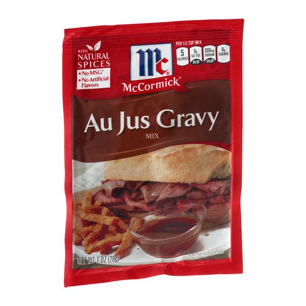 Mccormick Seasoning Au Jus Gravy Mix, 1 Ounce -- 12 Per Case
