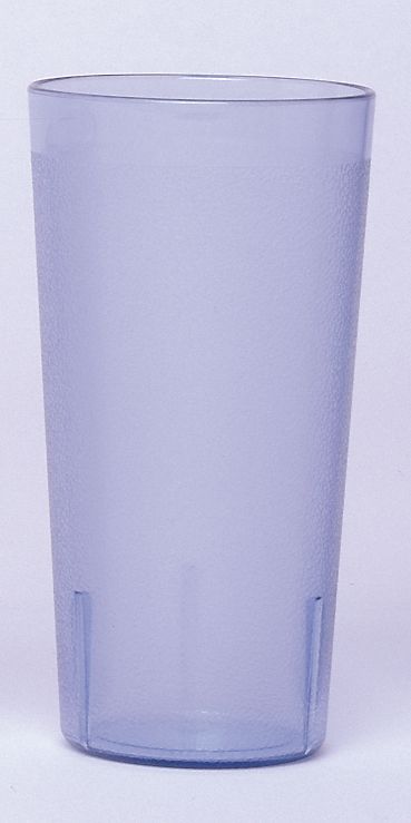Cambro Colorware Slate Blue San Plastic Tumbler, 22 Ounce Capacity -- 24 Per Case