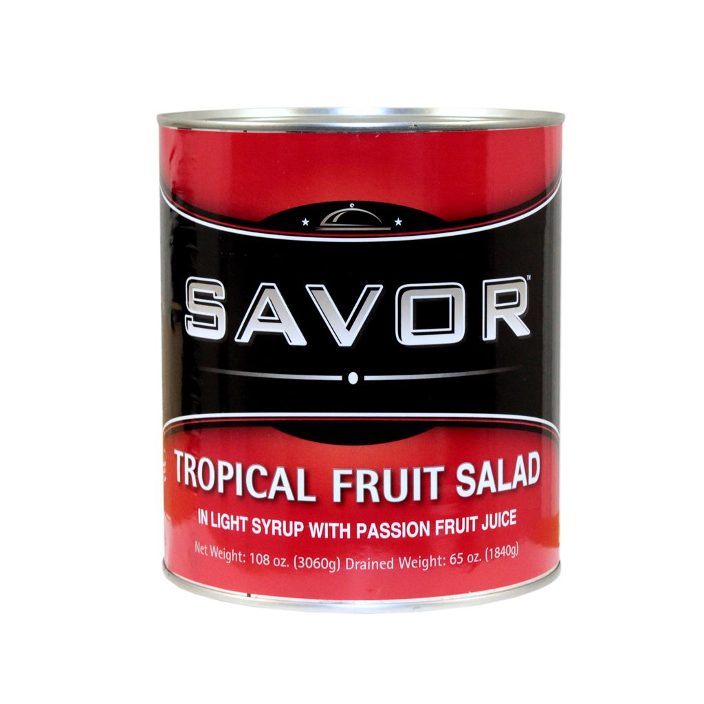 Savor Imports Tropical Fruit Salad In Light Syrup, 109 Ounce -- 6 Per Case