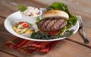 Big City Two 1 Wide Beef Patty, 8 Ounce -- 20 per case.