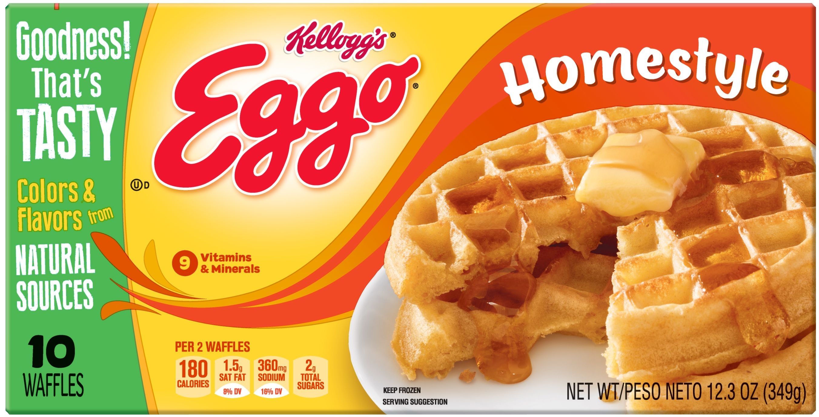 Eggo Homestyle Waffles, 12.3 Ounce -- 8 Per Case