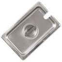 Alegacy 23 Gauge 18/8 Stainless Steel Economy Flat Notched Cover Only, 12 3/4 x 7 inch.