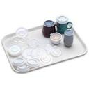Dinex Generic Healthcare Translucent Lid Only Fits 9 to 12 Ounce Tumbler -- 1000 per case.