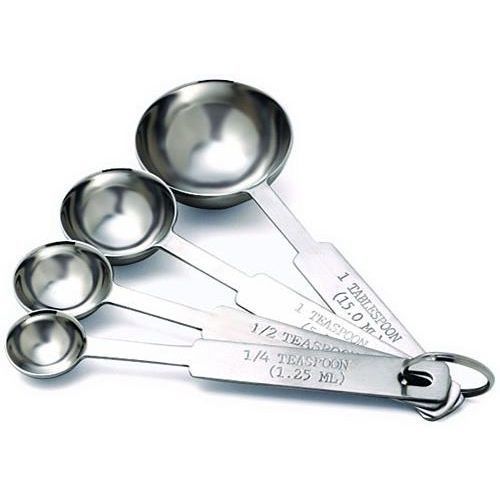 Alegacy Stainless Steel Blister Card Measuring Spoon Set