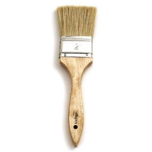 Alegacy Boar Hair Pastry Brush With Stainless Steel Band, 2 Inch