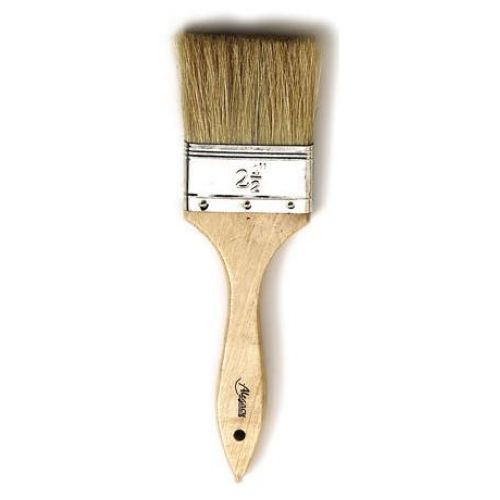 Alegacy Boar Hair Pastry Brush With Stainless Steel Band, 2 1/2 Inch