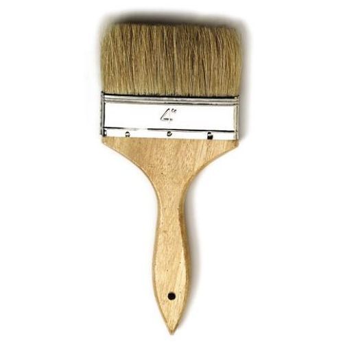 Alegacy Boar Hair Pastry Brush With Stainless Steel Band, 4 Inch