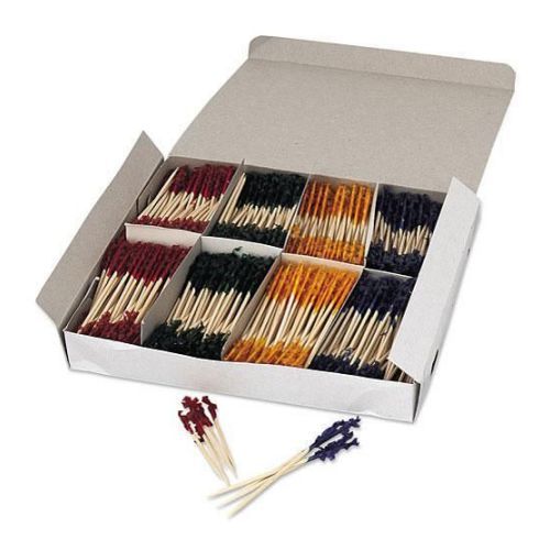 Alegacy Wooden Toothpick Frill, 2 3/4 Inch -- 10000 Per Case