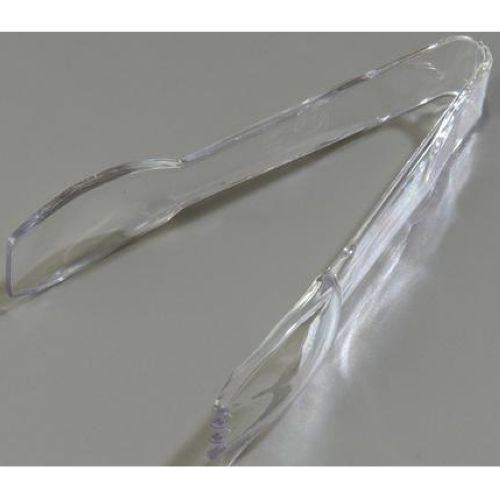Carlisle Carly Polycarbonate Clear Salad Tong, 6 Inch