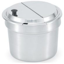 Vollrath Cover Hinged Kool Touch, Stainless Steel, 11 7/16 Inch