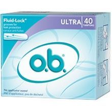 O.b. Original Ultra Digital Tampon, 40 Count -- 12 Per Case