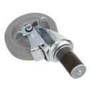 Ayrking AYRB240 Expanding Stem Swivel Caster with Brake, 5 inch Width