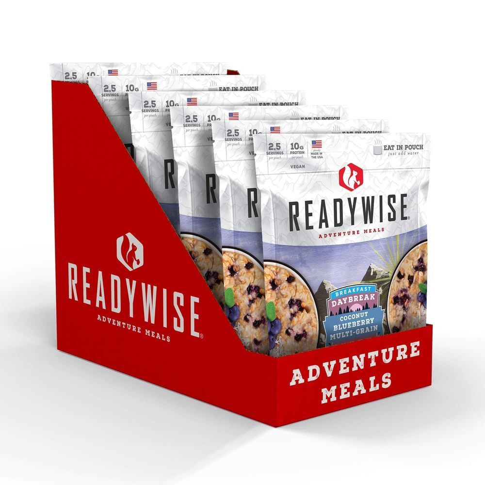 Readywise Daybreak Coconut Blueberry Multi Grain, 16 Ounce -- 50 Per Case