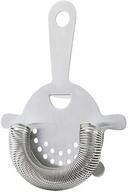 Tablecraft 18/8 Stainless Steel Brushed Finish 4 Prong Strainer, 4.5 x 6 x 0.75 inch