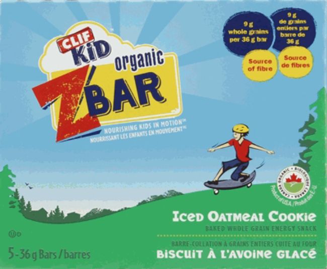 Clif Kid Zbar Iced Oatmeal Cookie Energy Bar, 180 G -- 5 Per Case