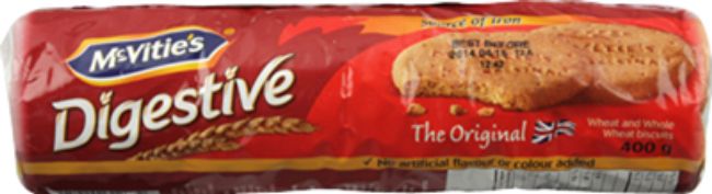 Mcvities Biscuits Digestive Original, 400 G -- 12 Par Caisse
