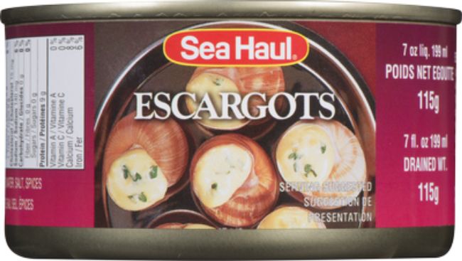 Sea Haul Escargot - Retail Size, 115 G -- 12 Per Case