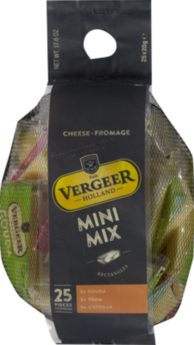 Prepackaged Bulk Assorted Holland Cheese - Portion Pack