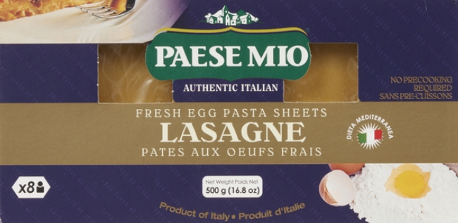 Egg Lasagne Pasta Sheets