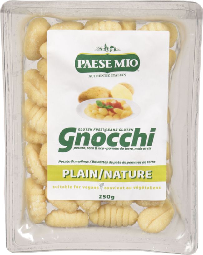 Paese Mio Gluten Free Plain Gnocchi, 250 G -- 12 Per Case