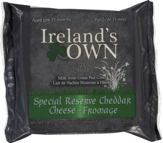 Ireland's Own Fromage Cheddar De Réserve Spéciale, 200 G -- 12 Par Caisse