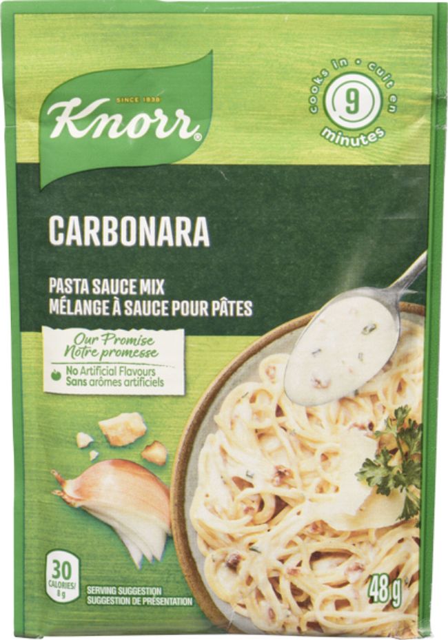 Knorr Professional Mélange Pour Sauce Carbonara, 48 G -- 24 Par Boîte