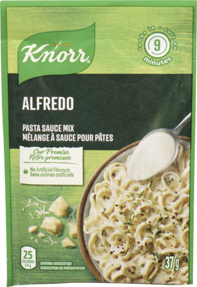 Knorr Professional Mélange De Sauce Pour Pâtes Alfredo, 37 G -- 24 Par Caisse