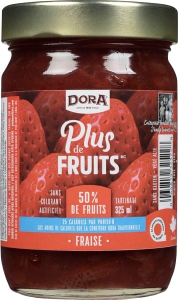 50 Percent Fruits Strawberry Spread