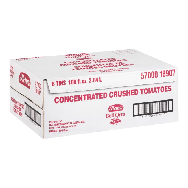 Bell'orto Tomates Concassées Concentrées, 2,84 L -- 6 Par Caisse