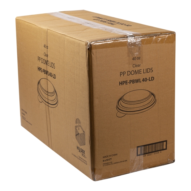 Polypropylene Clear Dome Lid for 40 oz Bowl
