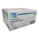 12 oz Single Wall White Paper Bowl