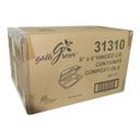 Sugarcane Hinged-Lid Container