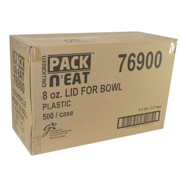 Pack N Eat Translucent Vented Pp Lid For 8 Oz Soup Bowl -- 500 Per Case