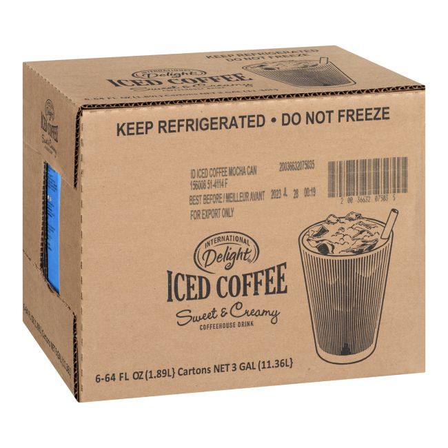 International Delight Mocha Iced Coffee, 1.89 L -- 6 Per Case