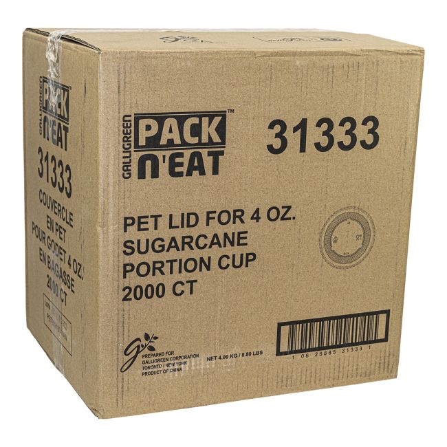 Pack N' Eat Lid For 4 Oz Plastic Portion Cup -- 2000 Per Case