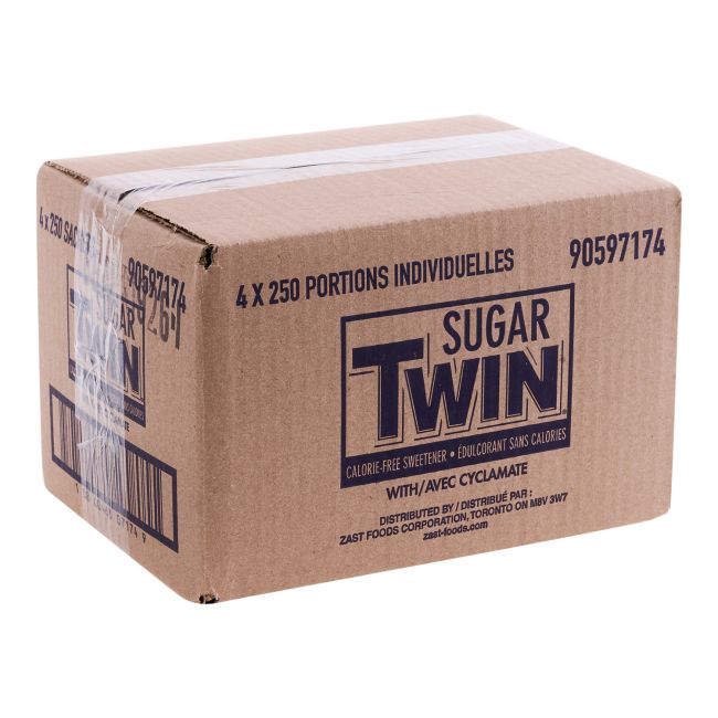 Sugar Twin Substitut De Sucre Original De 0,5 G, 250 Unités -- 4 Par Boîte