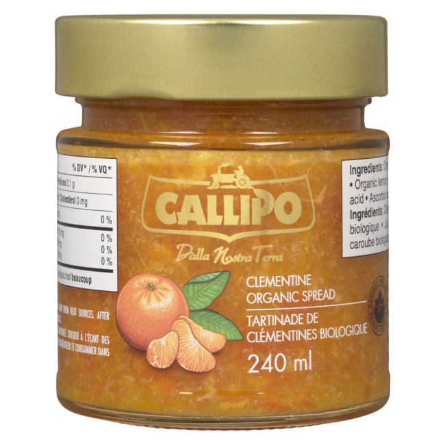 Callipo Clementine Jam, 240 Ml -- 6 Per Case