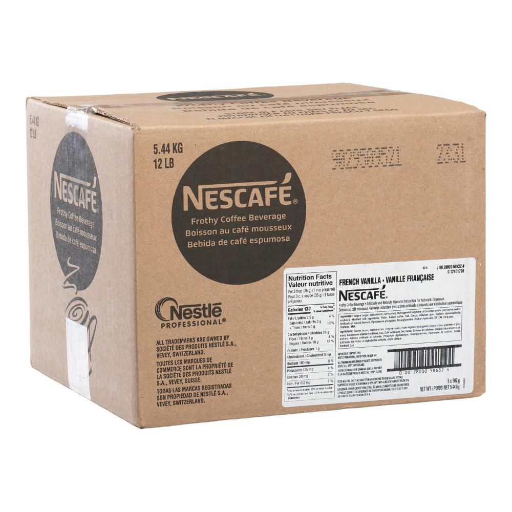 Nescafé Poudre De Café À La Vanille Française, 907 G -- 6 Par Boîte