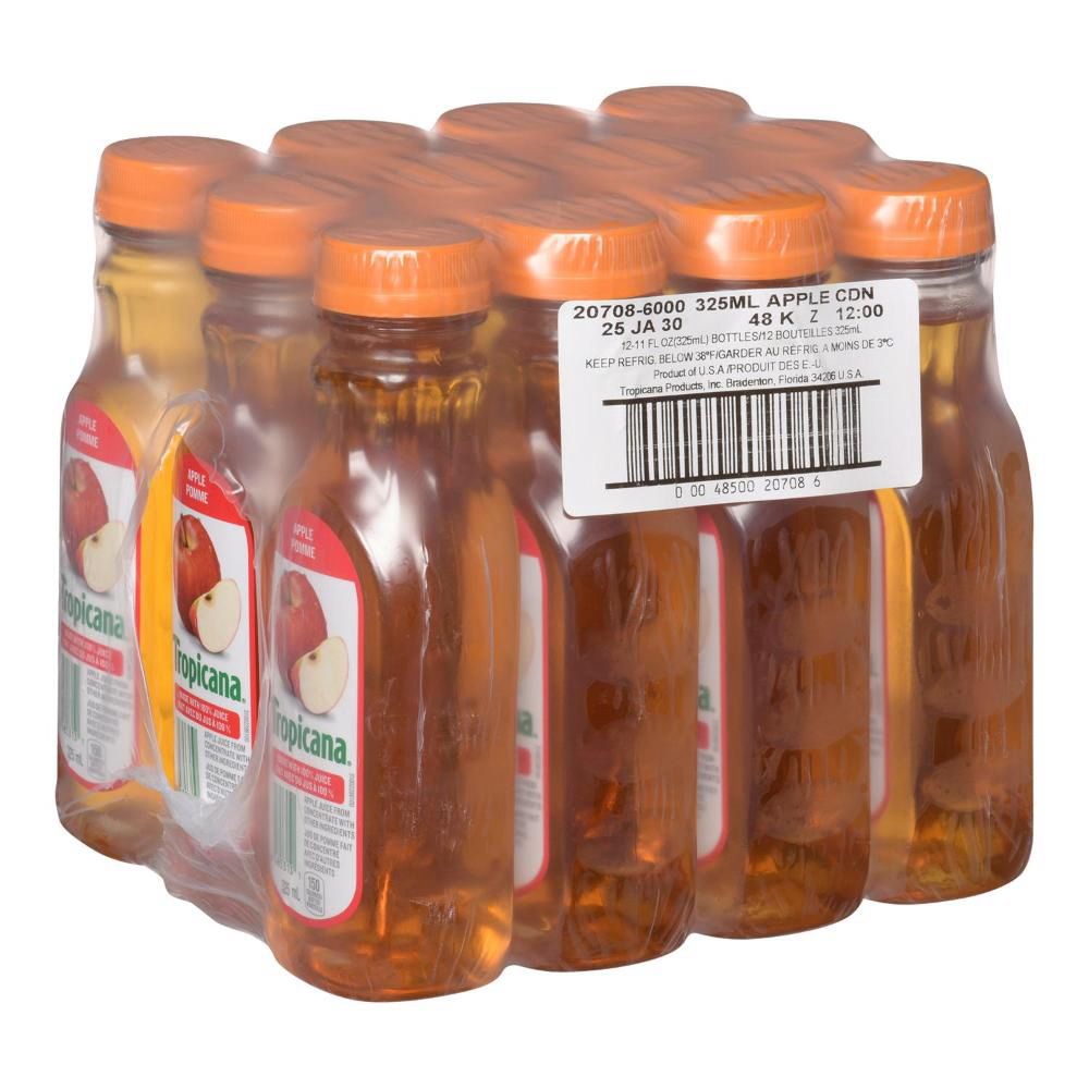 Tropicana Apple Juice, 325 Ml -- 12 Per Case