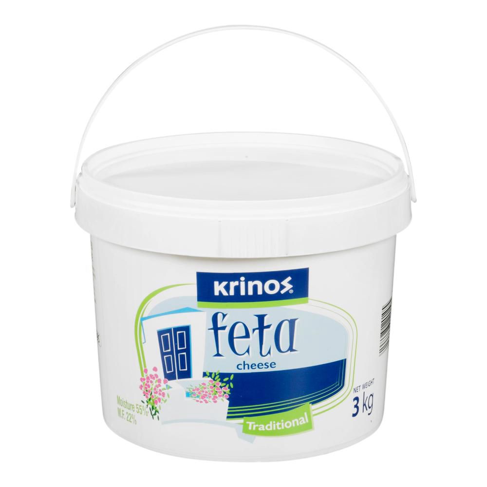 Krinos Fromage Feta Traditionnel, 3 Kg