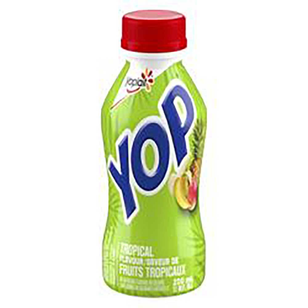 Yoplait 1 Percent Milk Fat Tropical Drinkable Yogurt, 200 Ml -- 12 Per Case
