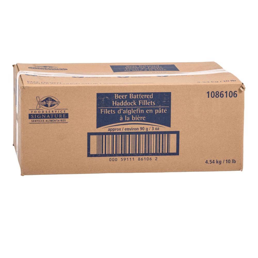 High Liner 3 Oz Beer Battered Haddock Fillets, 4.54 Kg