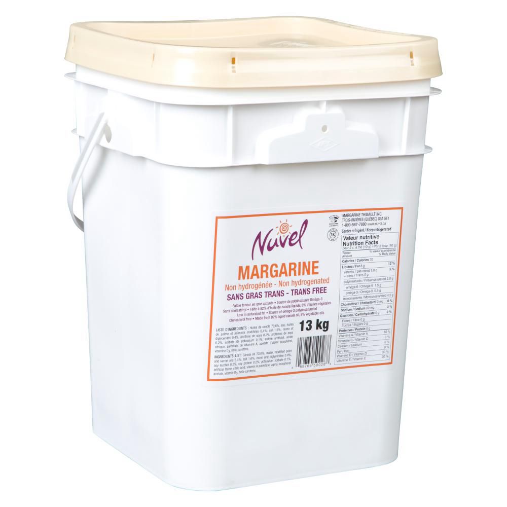 Nuvel Margarine De Canola Et D'hydrolat, 13 Kg