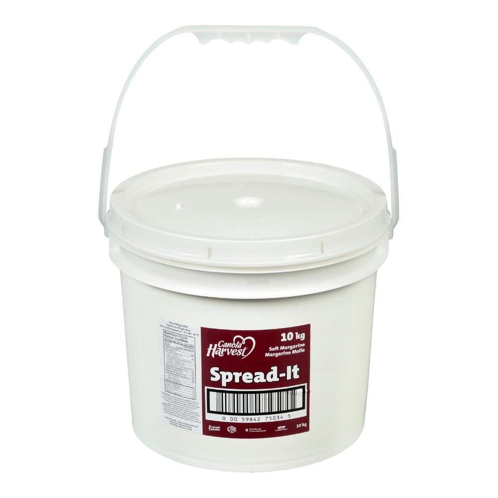 Canola Harvest Margarine Molle Non Hydrogénée, Seau De 10 Kg