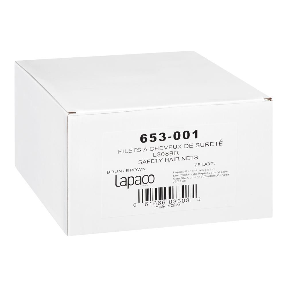 Lapaco One Size Fit All Hair Net, 12 Count -- 25 Per Case