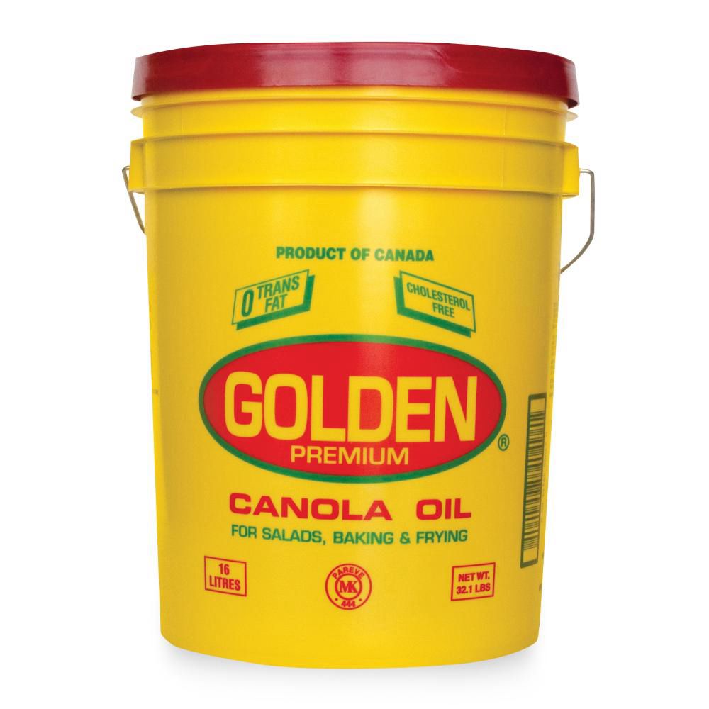 Golden Huile De Canola De Qualité Supérieure, Seau De 16 L
