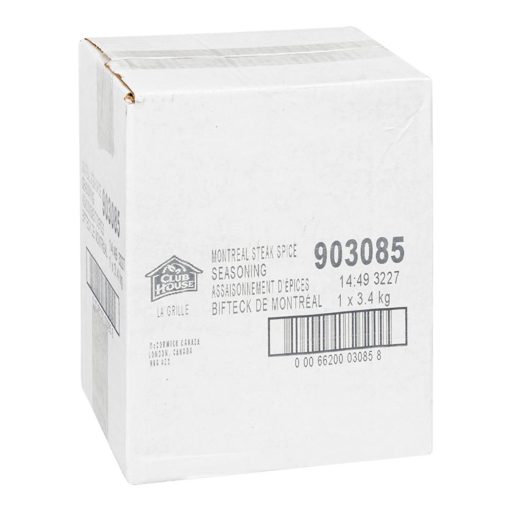Club House La Grille Assaisonnement Pour Steak De Montréal, 3,4 Kg