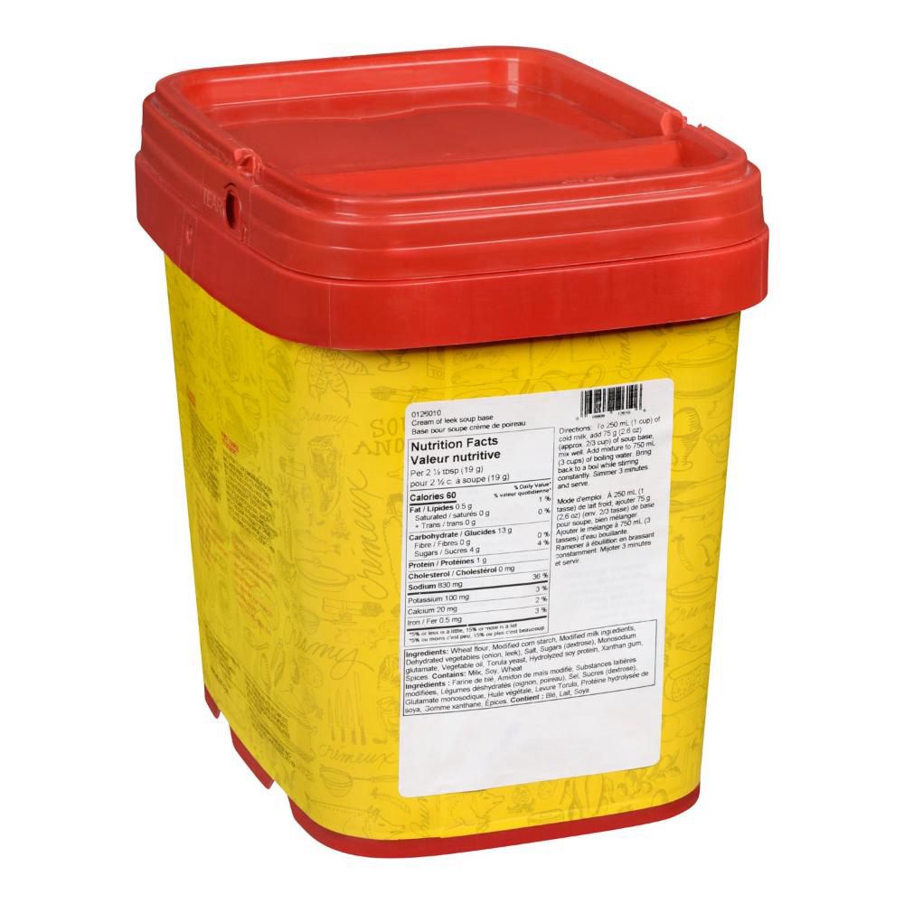 Berthelet Base De Soupe Crémeuse Aux Poireaux, 4,54 Kg