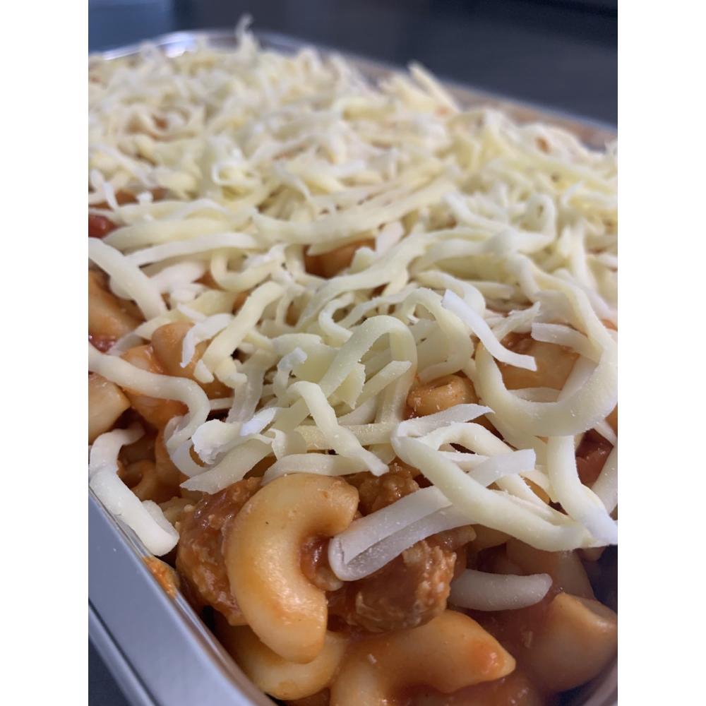 Macaroni Tomato Meat Gratin